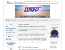 Tablet Screenshot of directsystems.com